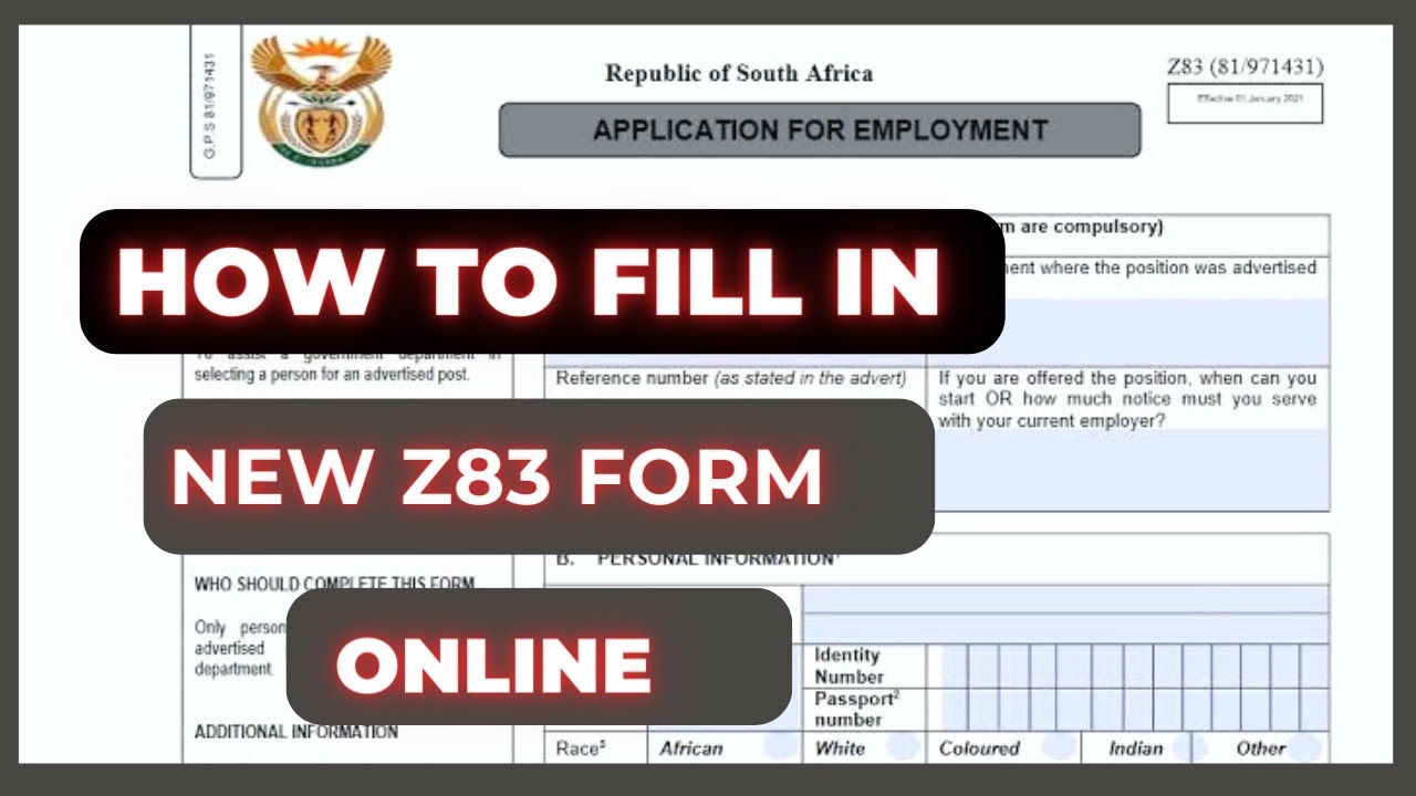 HOW TO FILL NEWLY APPROVED Z83 FORM 2023 MICROSOFT EDGE 