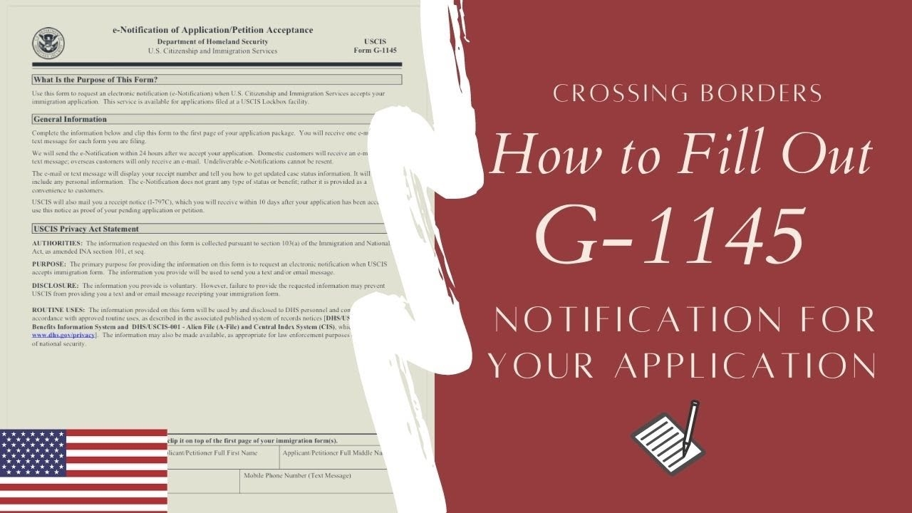 File Form G-1145 Online