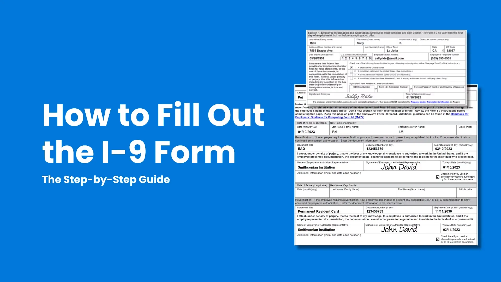I9 2023 Form Instructions