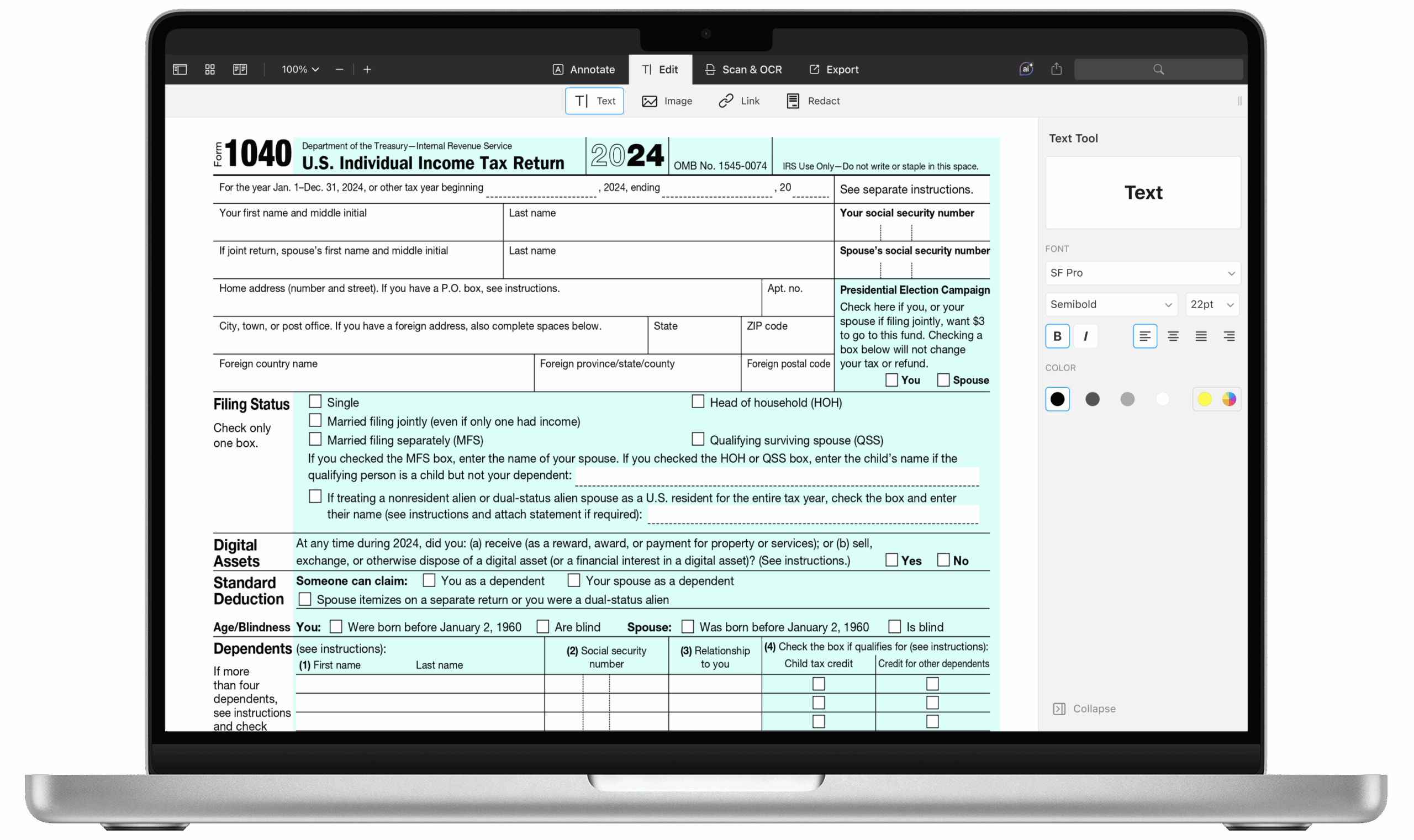 Irs Form Pdf Download