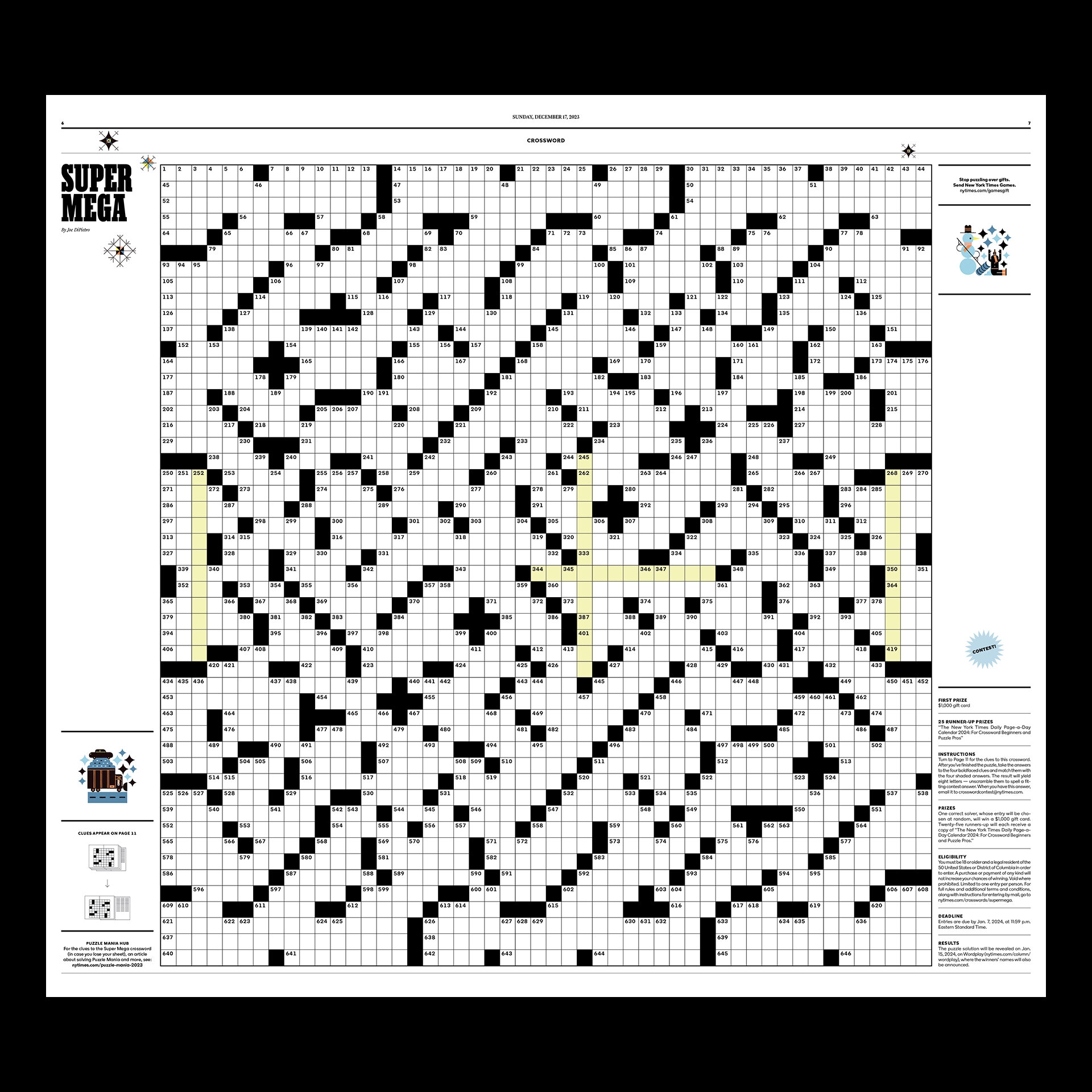 Free Printable Crossword Puzzles 2023