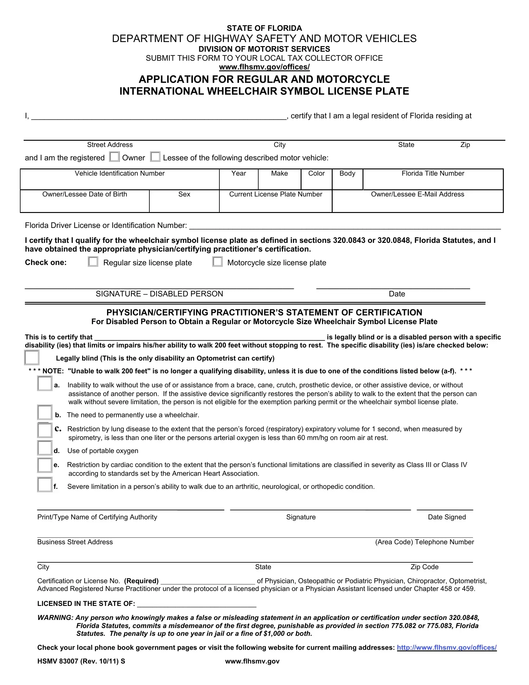 Hsmv 83007 Form Fill Out Printable PDF Forms Online