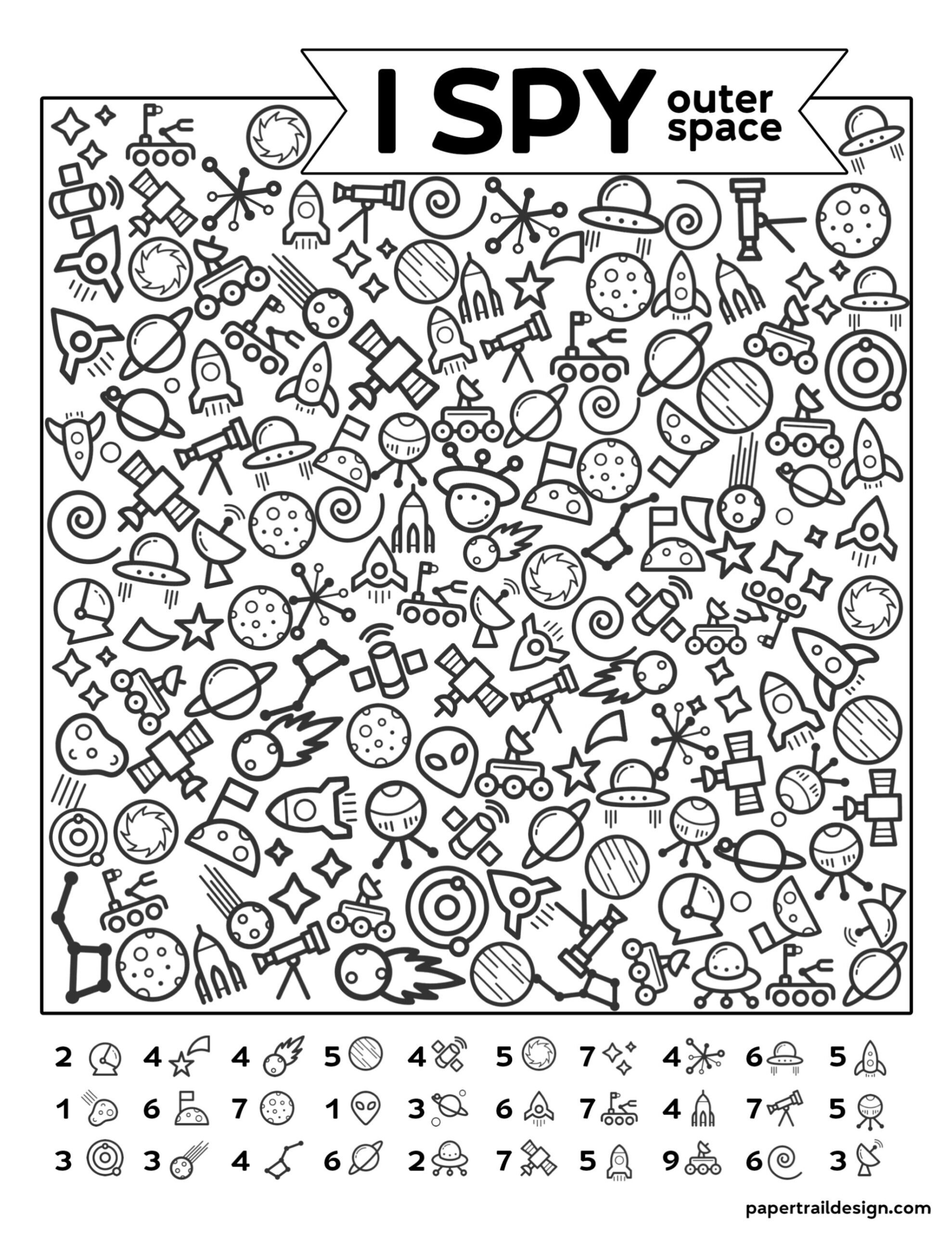 Free Printable Eye Spy Worksheets For Kids