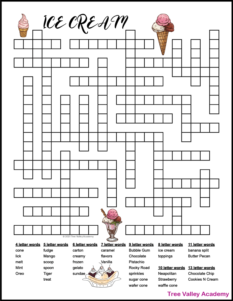 Fill In Puzzles Printable