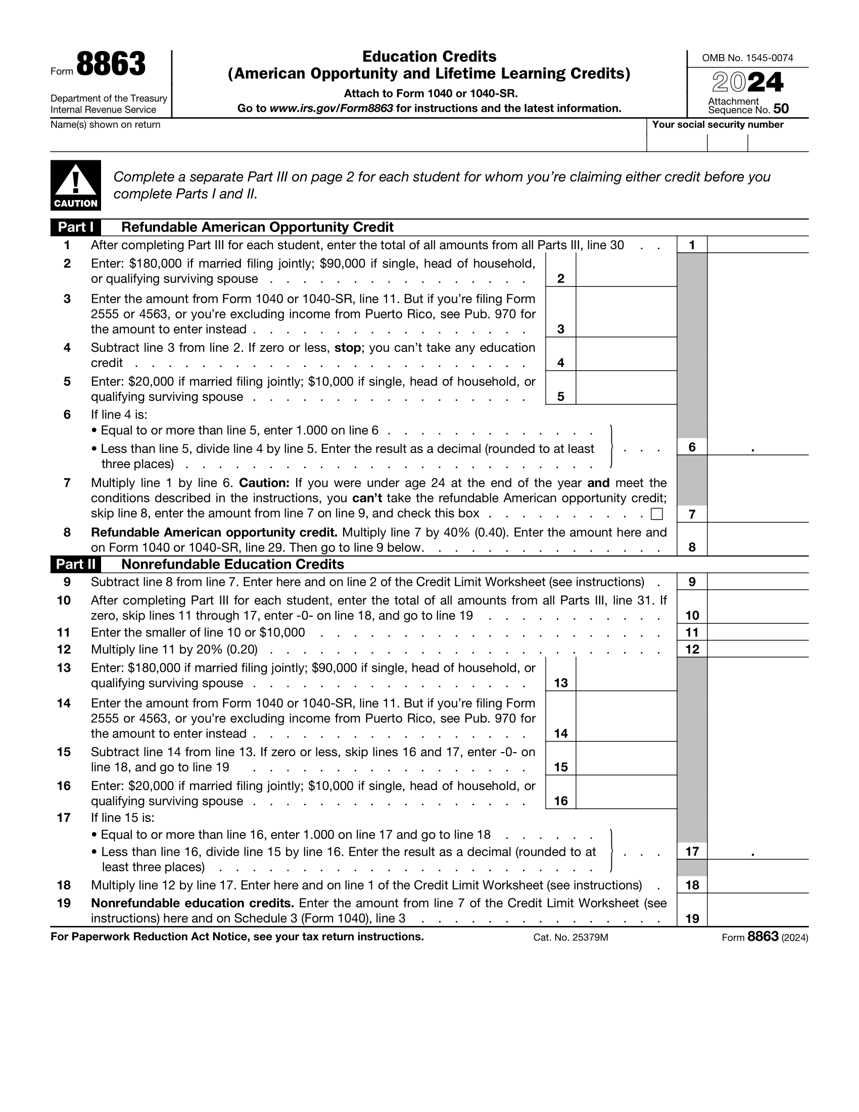 Instructions To Fill Out Form 8863 Pilot Blogs Pilot Blog