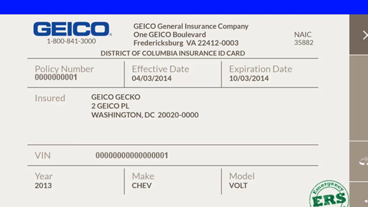 Insurance Card Template
