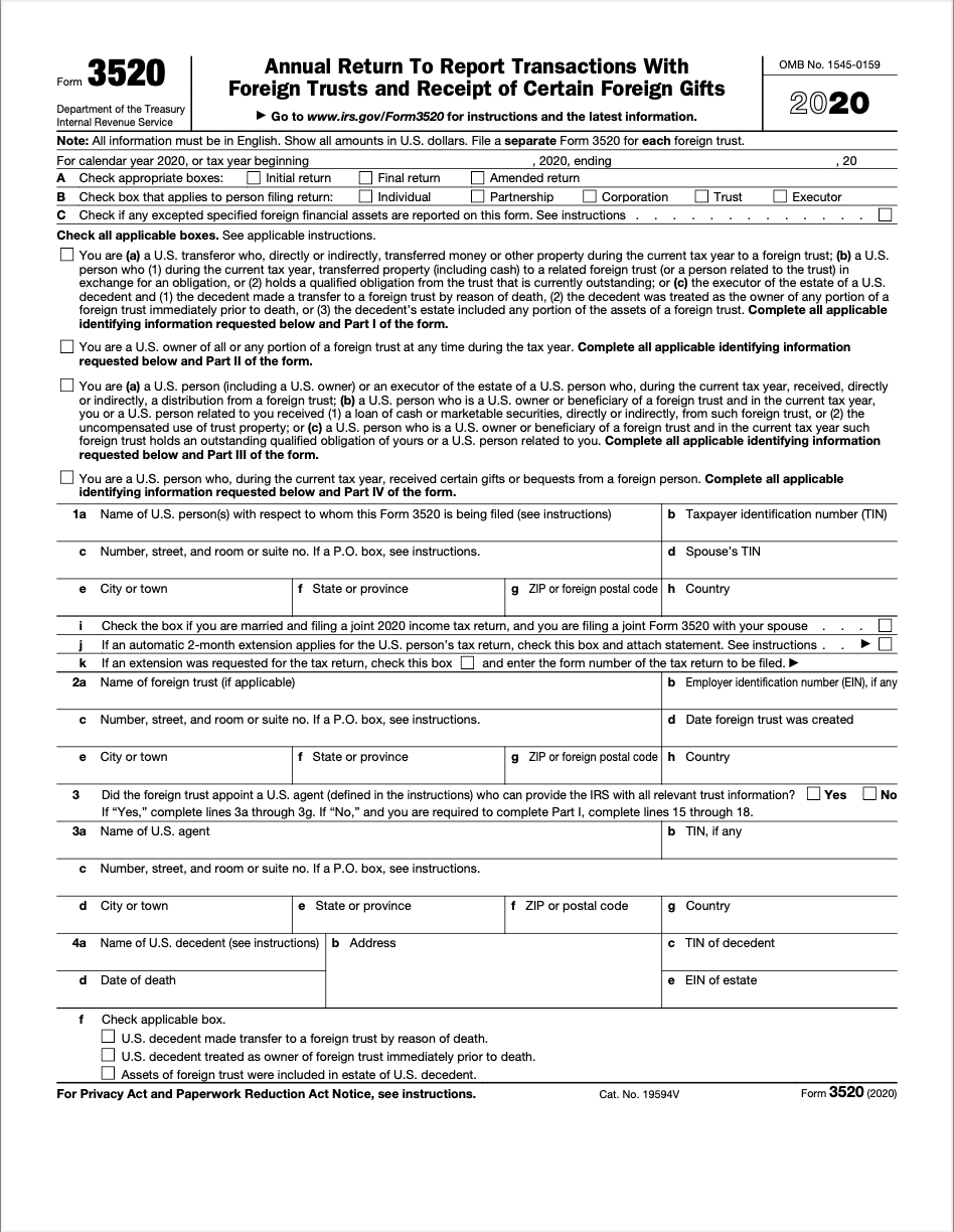 Irs Form Gift Tax