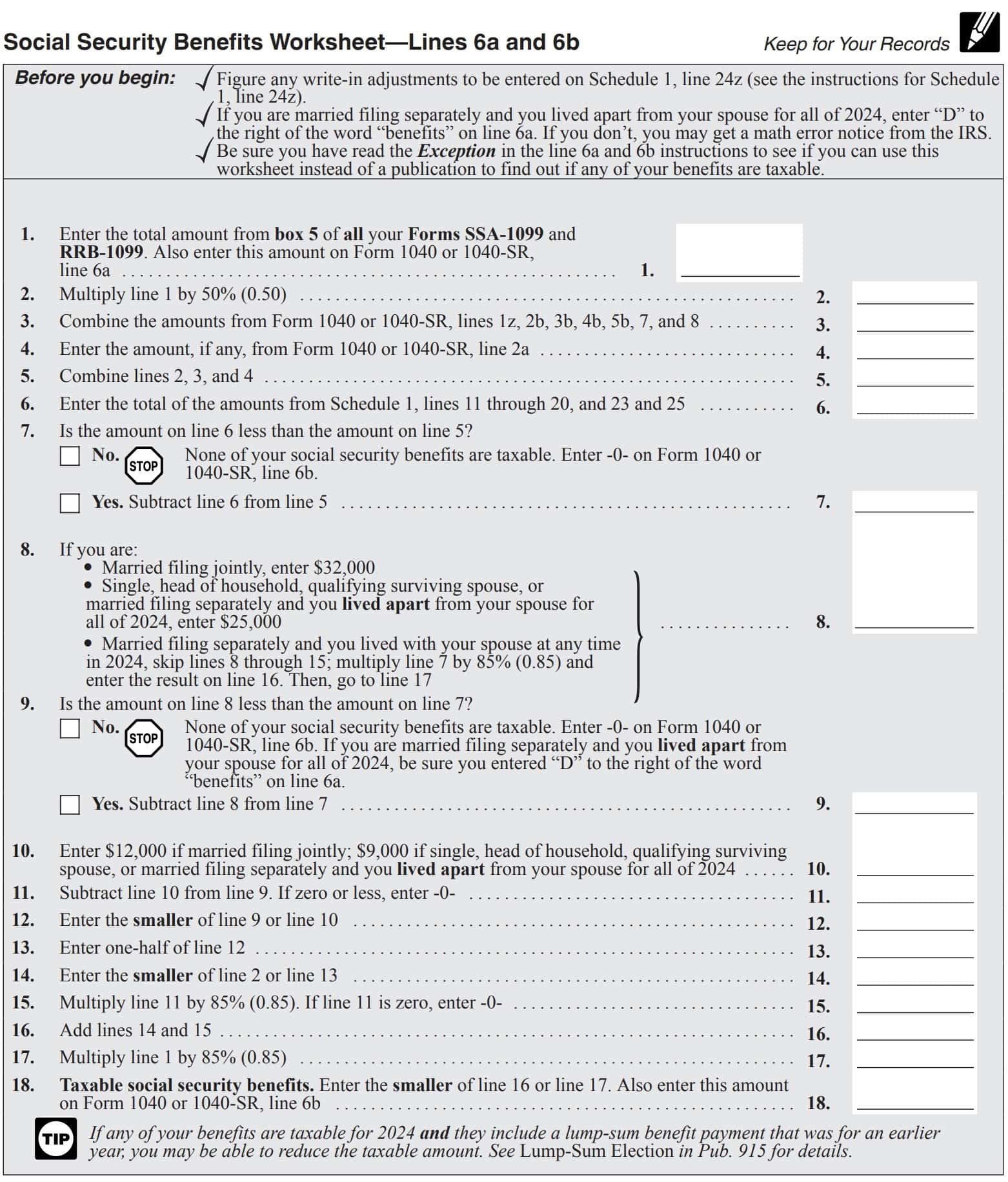 Form 1040 Sr 2022 Tax Refund