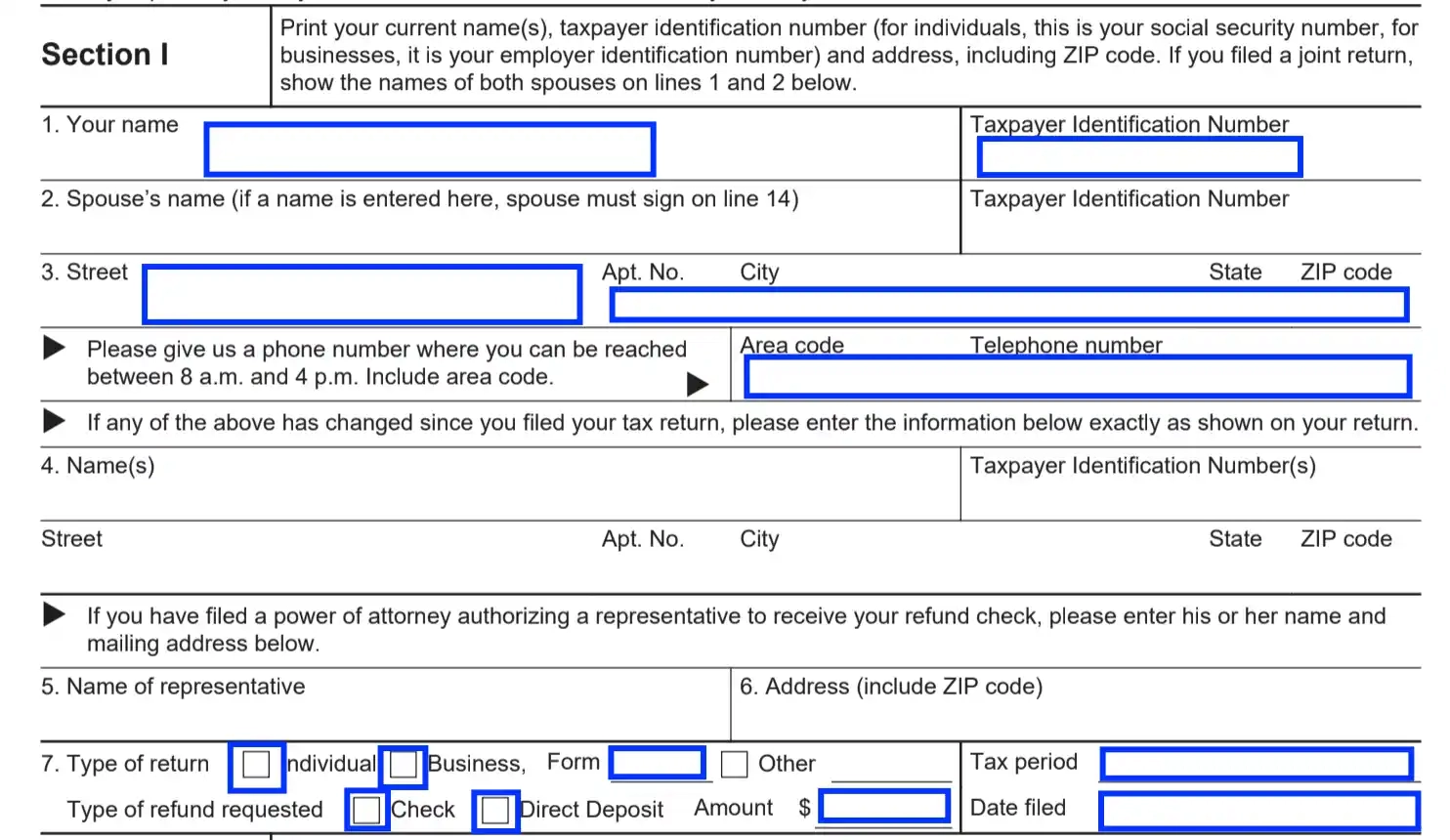 Irs Form 3911 Where To Send
