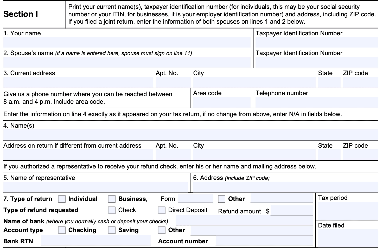 Irs Form 3911 For Business