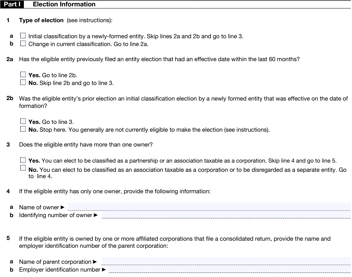 IRS Form 8832 Instructions To Fill Out And File On Time 1 