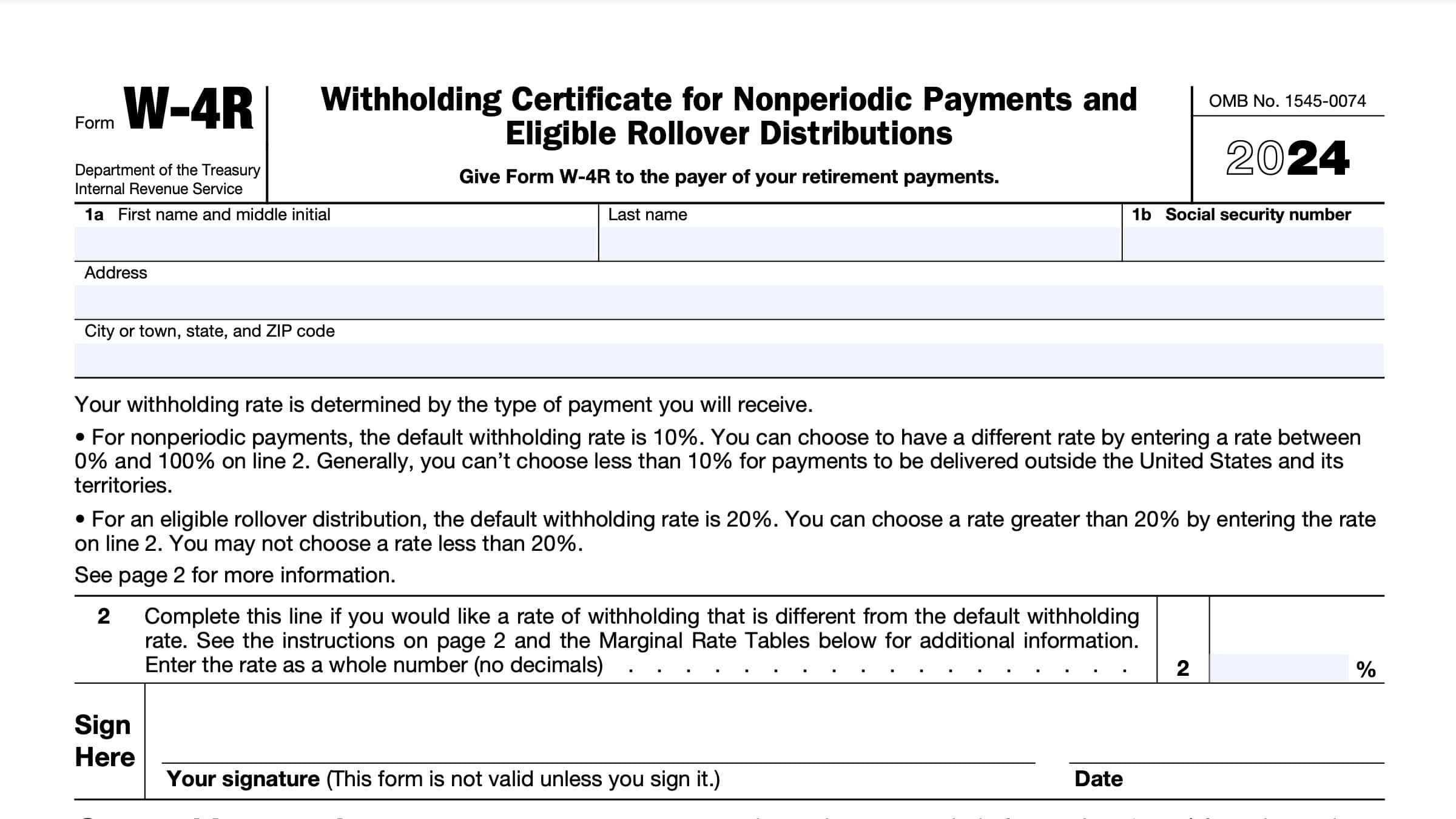 Tax Form For Ira Rollover