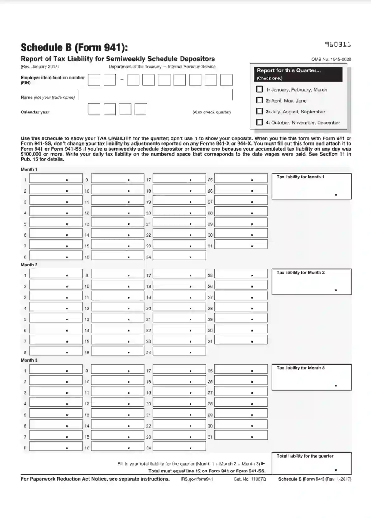 Printable Form 941 2022