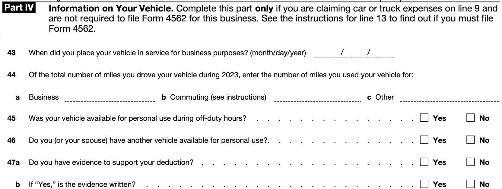 IRS Schedule C Form 1040 Instructions 2024 Guide Excel Capital