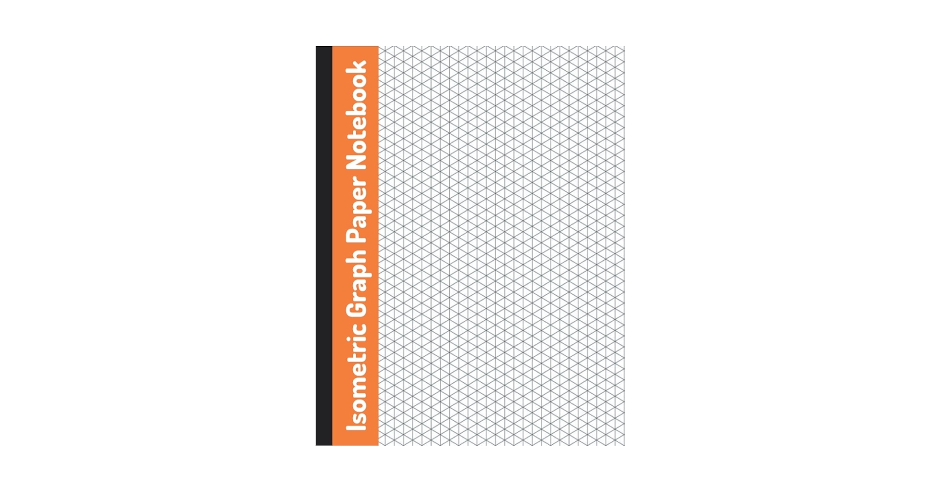 Isometric Graph Paper Notebook 110 Pages 3D Drawing Paper Isometric Grid Large 8 5 X 11 In 