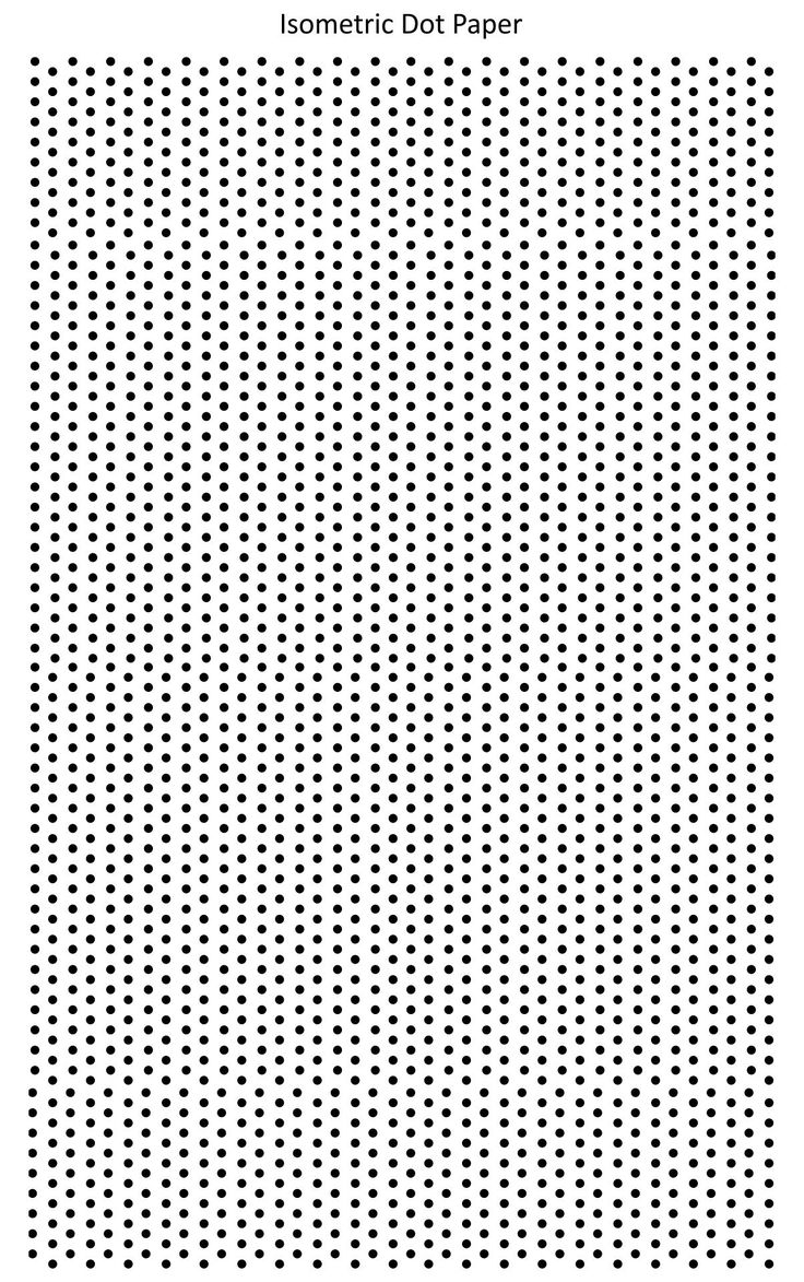 Isometric Paper A4 Printable Pdf