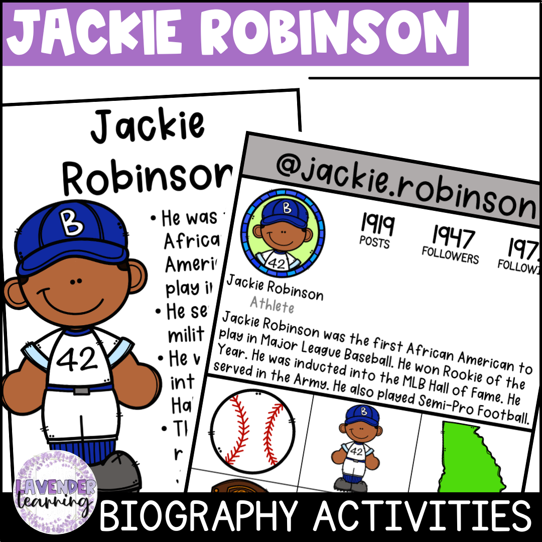 Jackie Robinson Printable Book