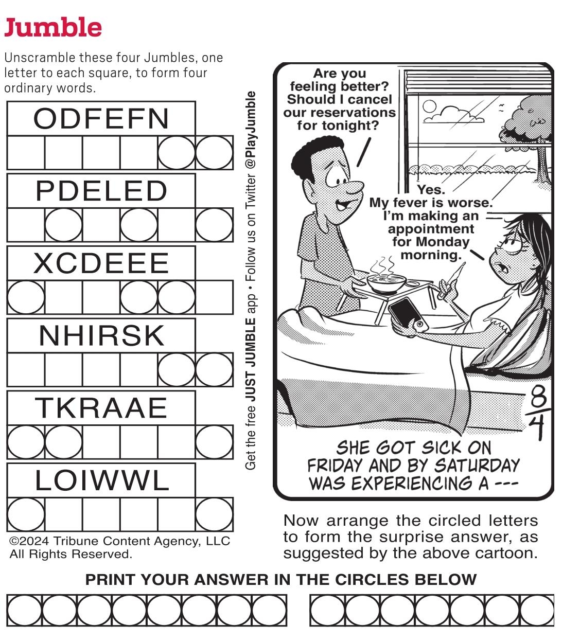 Printable Jumble Puzzles Free For Adults