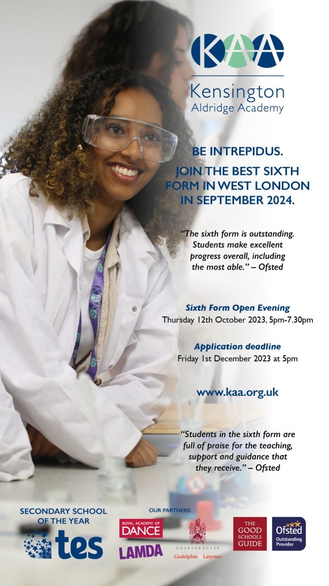 KAA Sixth Form Applications Now Open For September 2024 Entry 