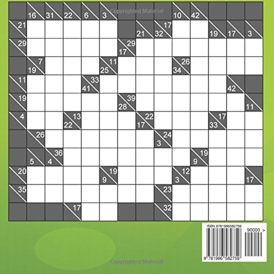 Printable Kakuro Puzzles