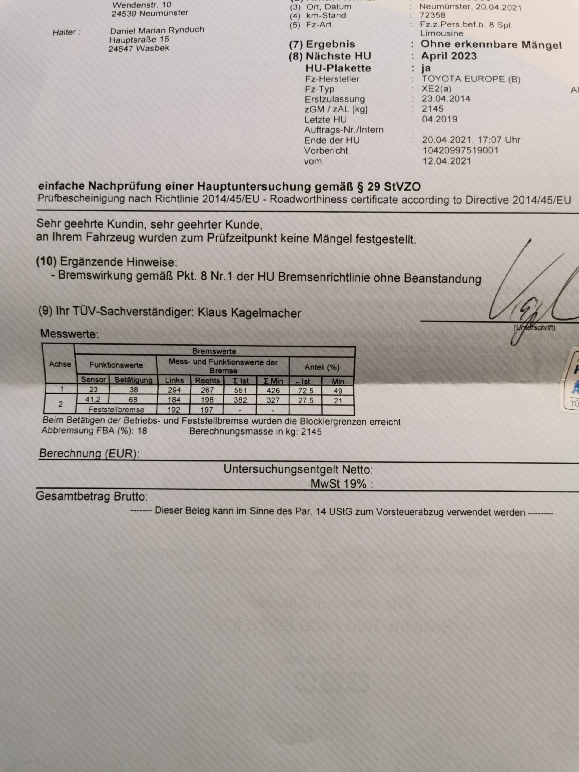Pers Form 10