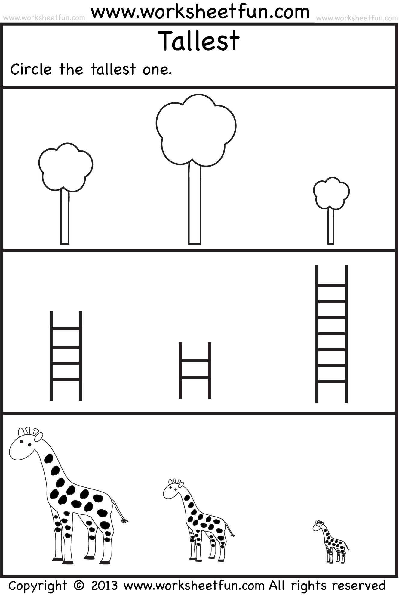 Worksheets For Preschool Printable
