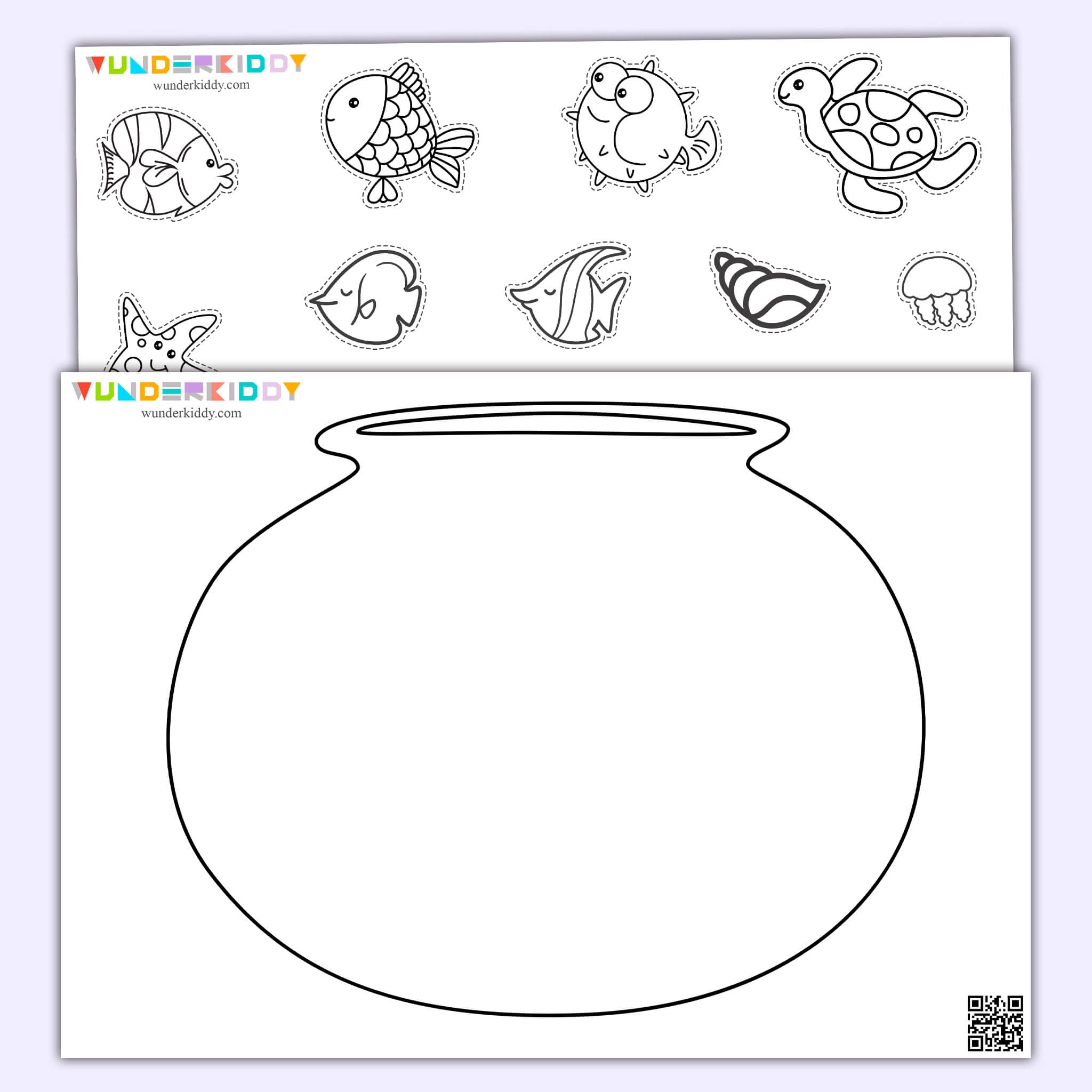 Kostenlose Aquarium Malvorlage F r Den Kindergarten Als PDF