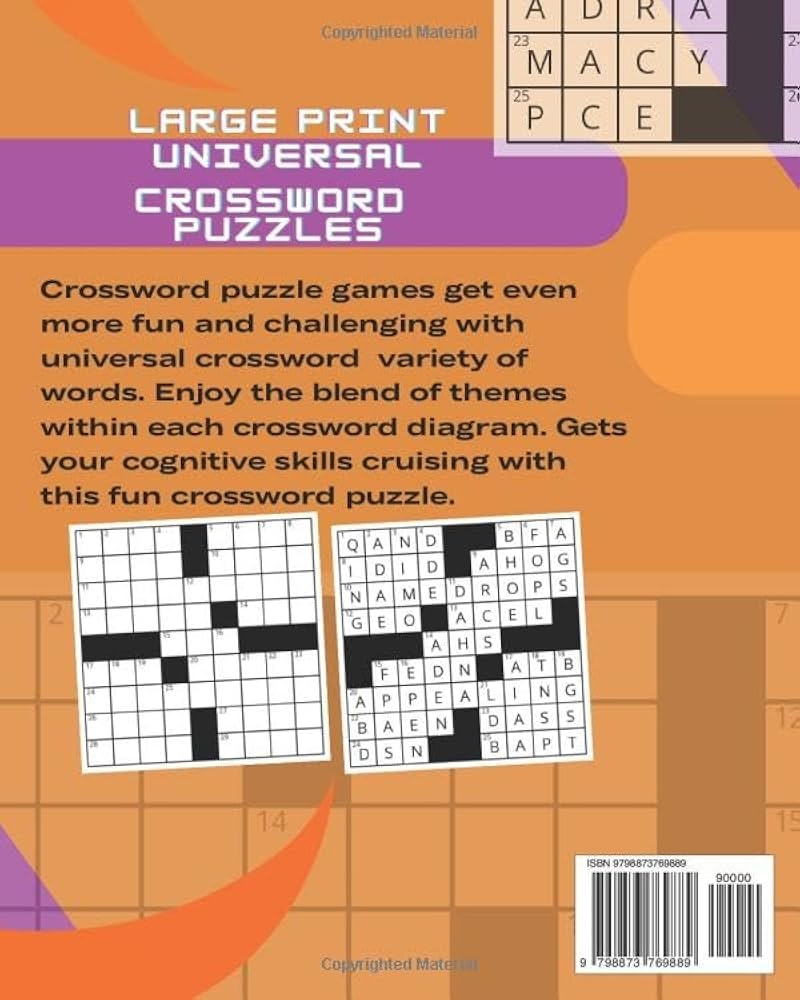 Universal Crossword Puzzles Printable Free