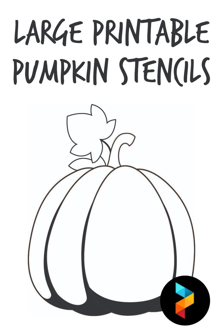 Printable Large Pumpkin Template