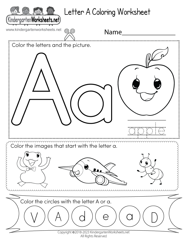 Free Printable Preschool Worksheets Letters