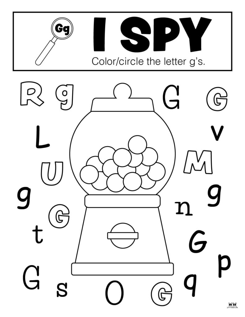 Free Printable Letter G Worksheets For Pre K
