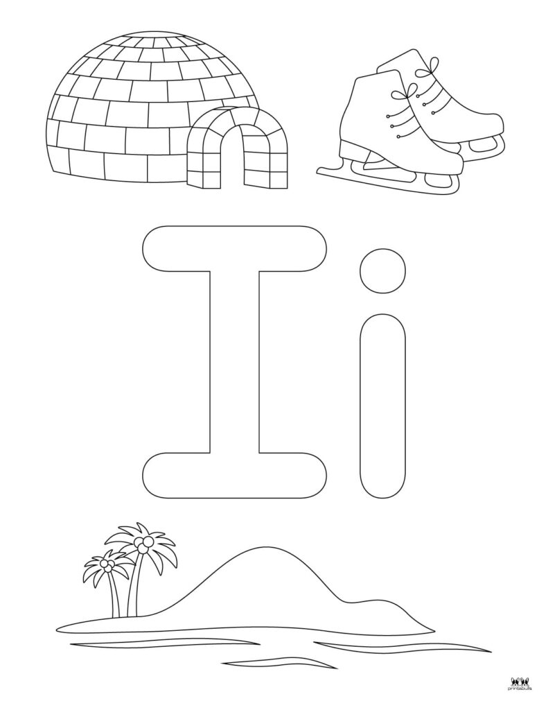 Letter I Free Printable Worksheets