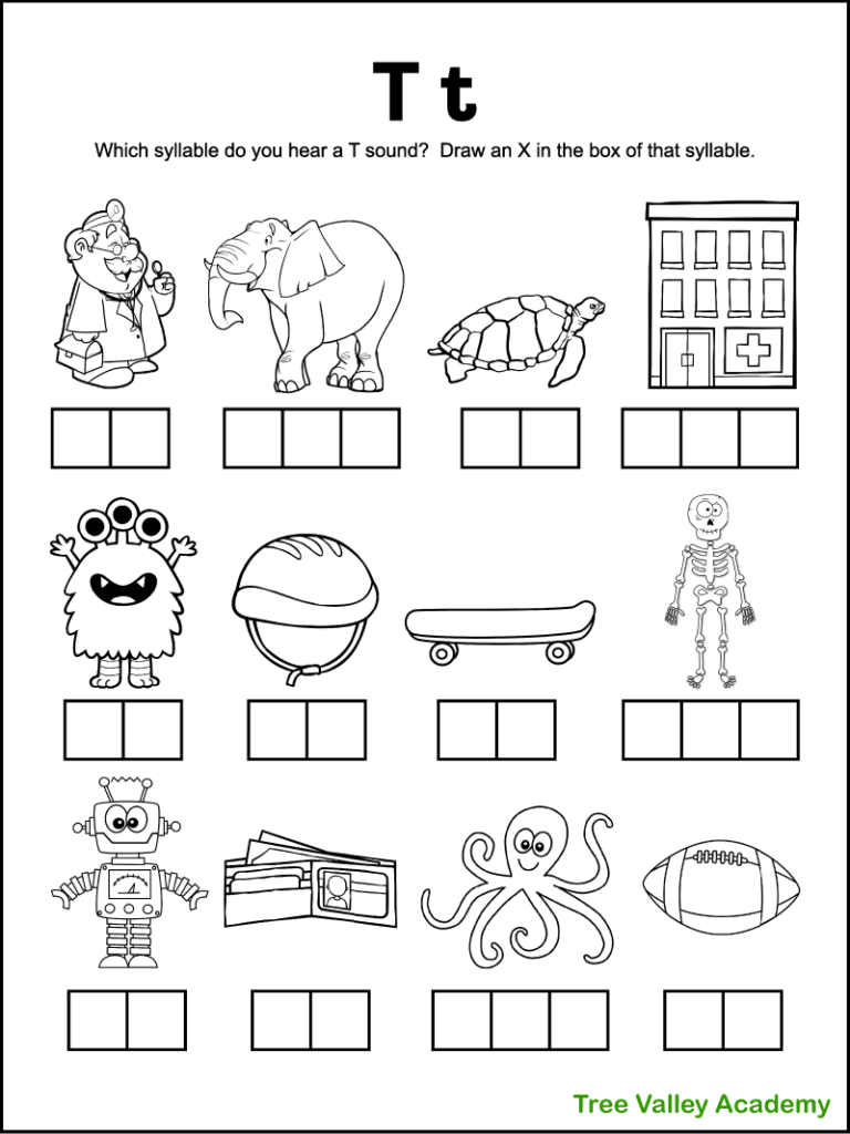 Letter T Worksheets Free Printables