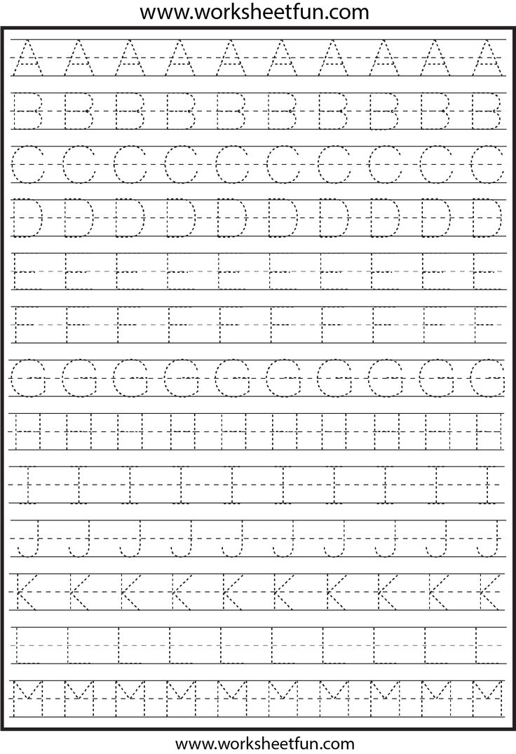 Trace The Alphabet Printable Free