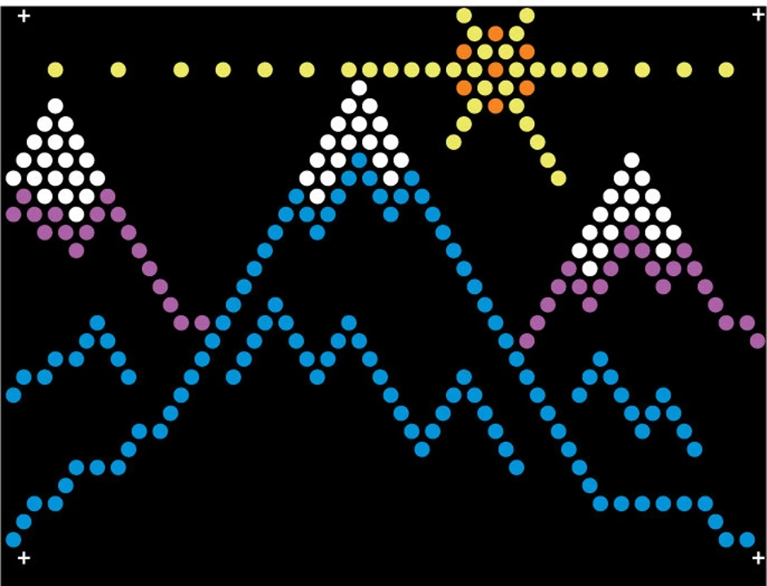 Lite Brite Template Refills 10 Designs Landschaft Themenpaket 