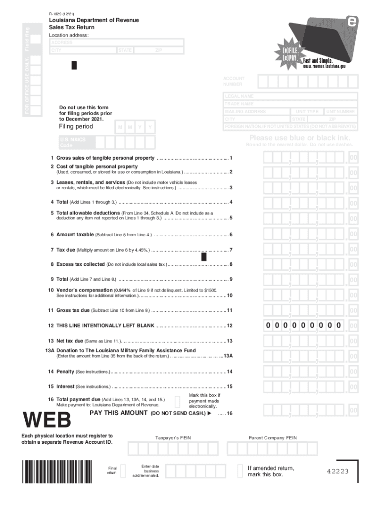 Louisiana State Tax Form 2023 Pdf Fill Out amp Sign Online DocHub