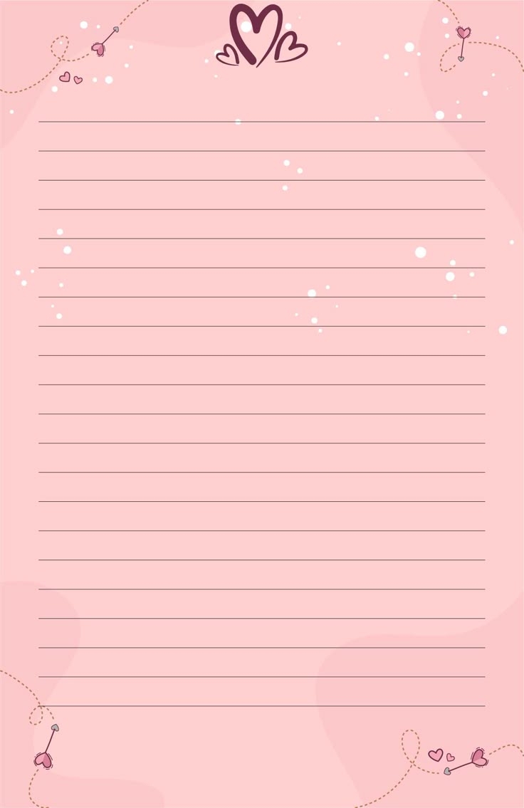Love Letter Templates 10 Free PDF Printables Printablee