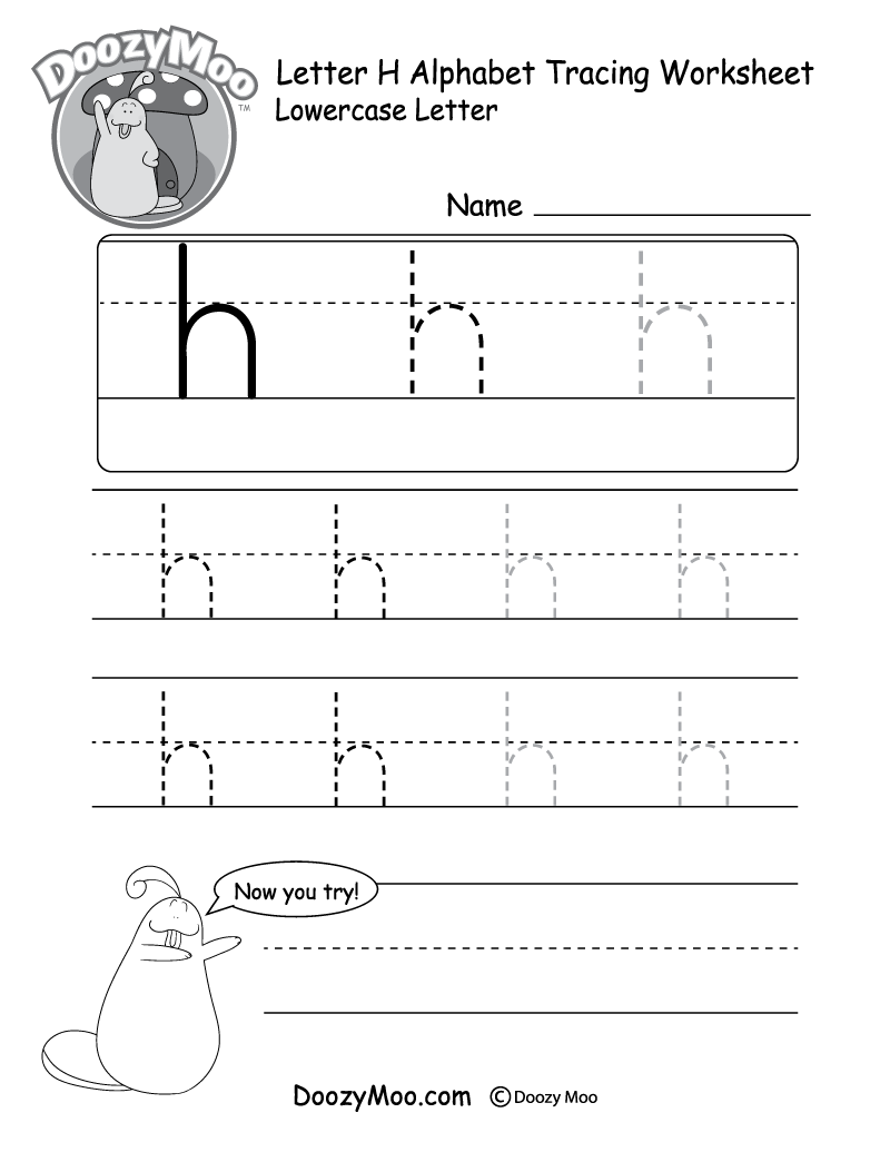 Free Printable Letter H Tracing Worksheets