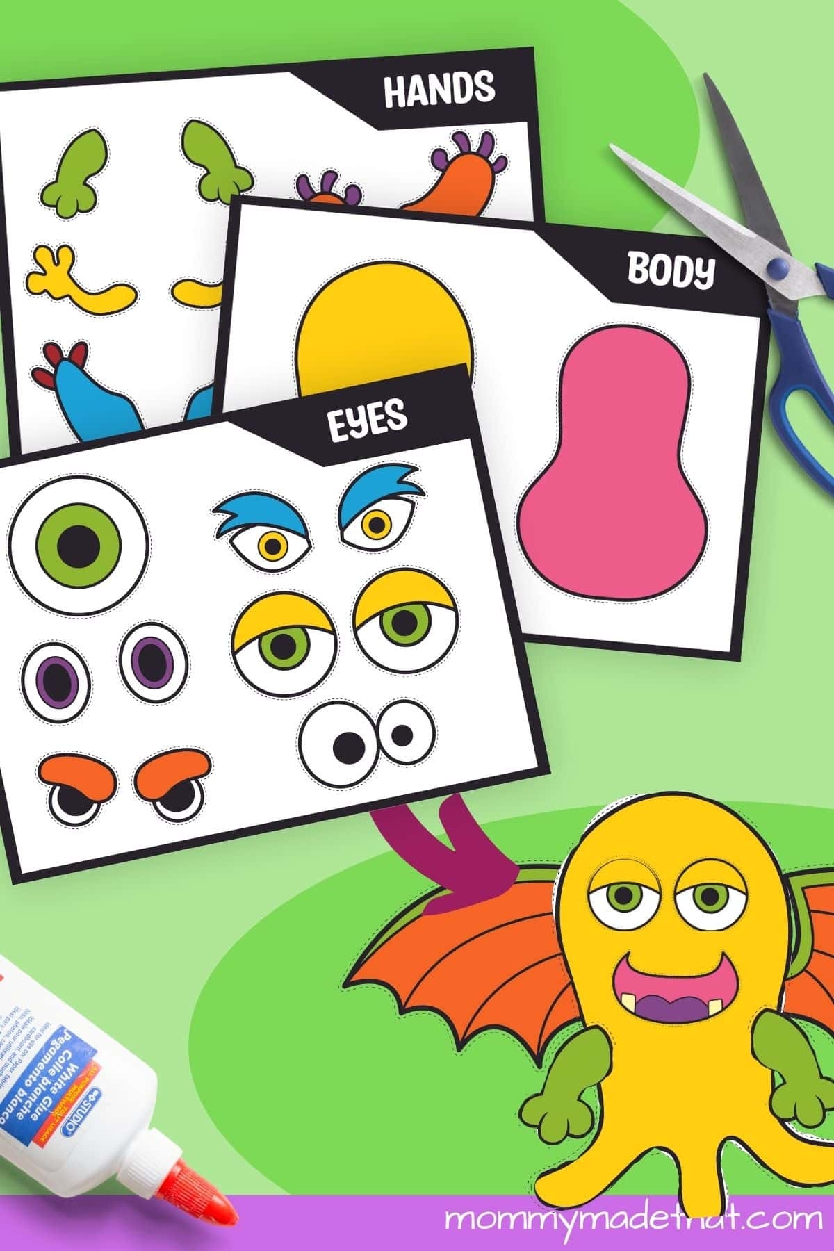 Monster Printable Template