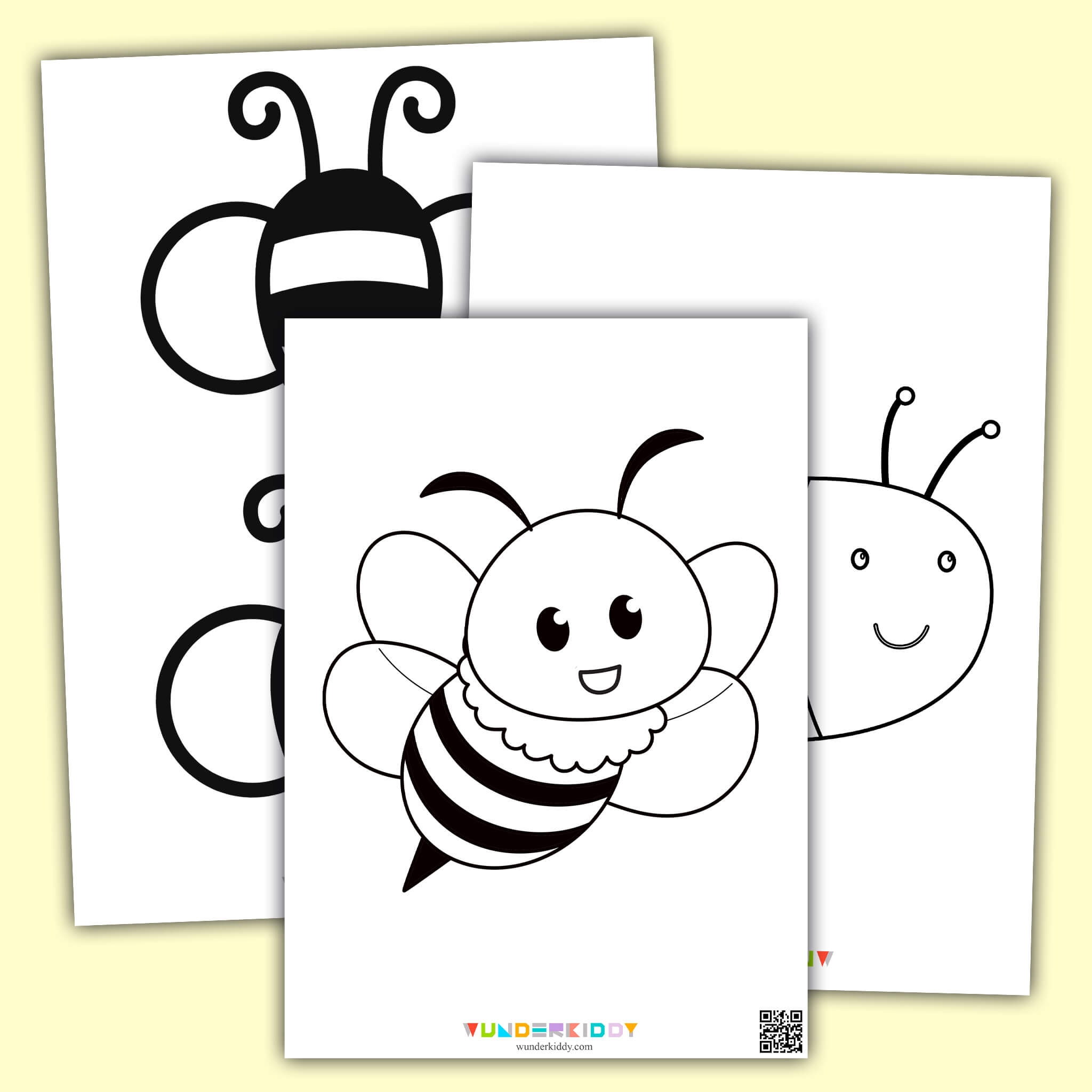Cut Out Bee Template Printable
