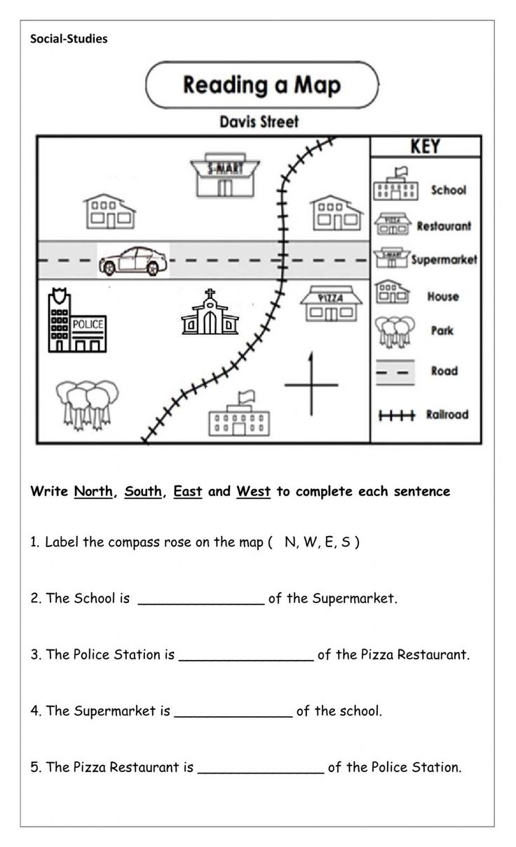 Map community Worksheet Map Worksheets Map Skills Worksheets 