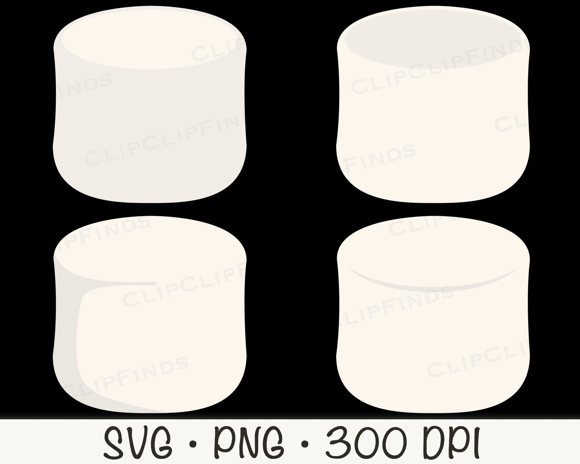 Free Printable Marshmallow Template