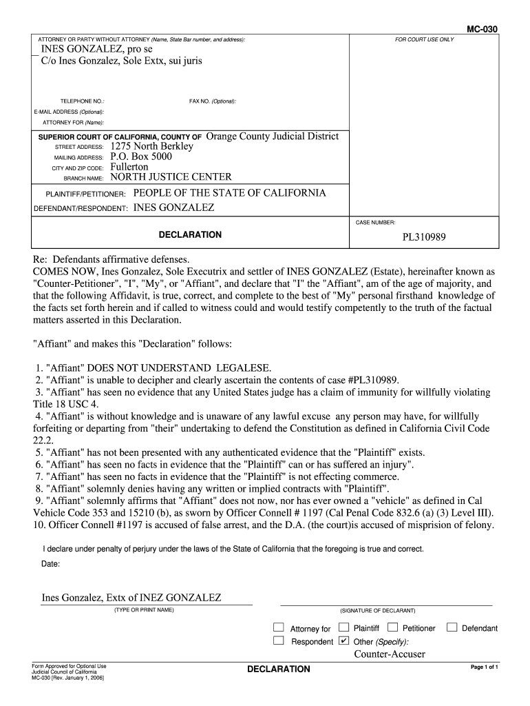 Mc 030 Fill Online Printable Fillable Blank PdfFiller