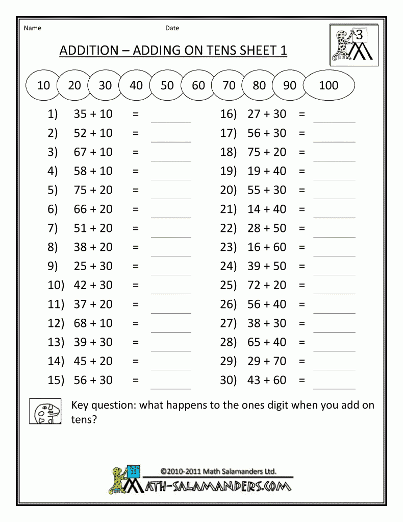 Mental Maths Worksheets Year 4 Worksheets Library