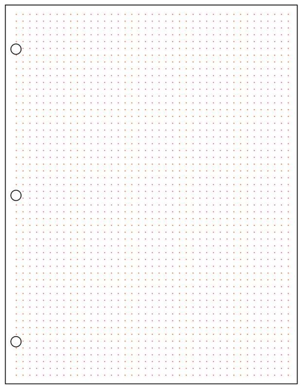 Metric Dot Graph Paper 1 2 Cm Red 500 Sheet Ream Geyer 