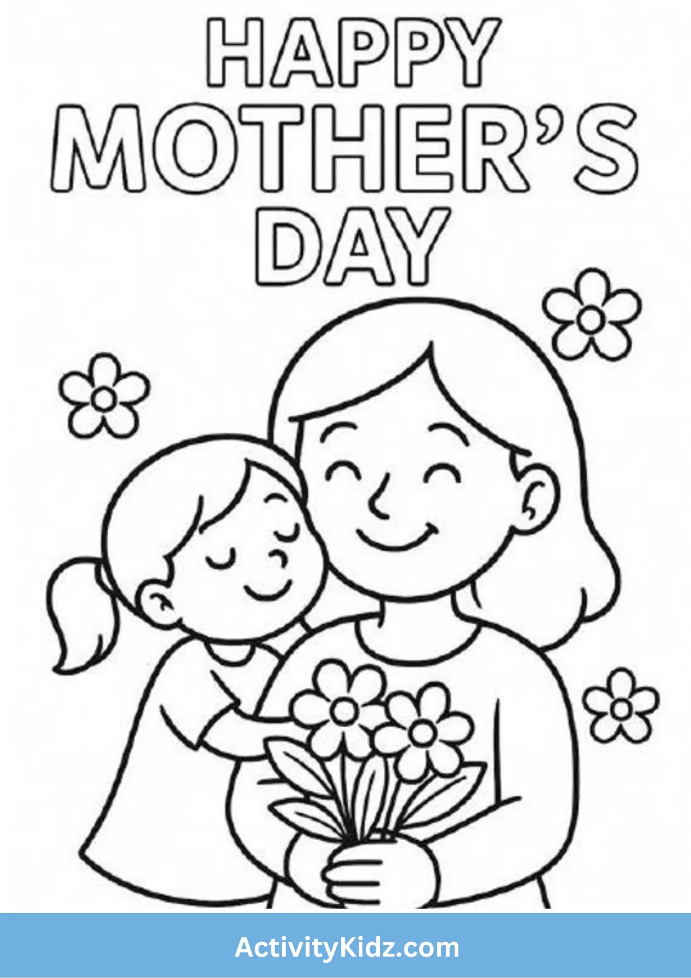 Mother s Day Coloring Worksheet Download FREE Printable 