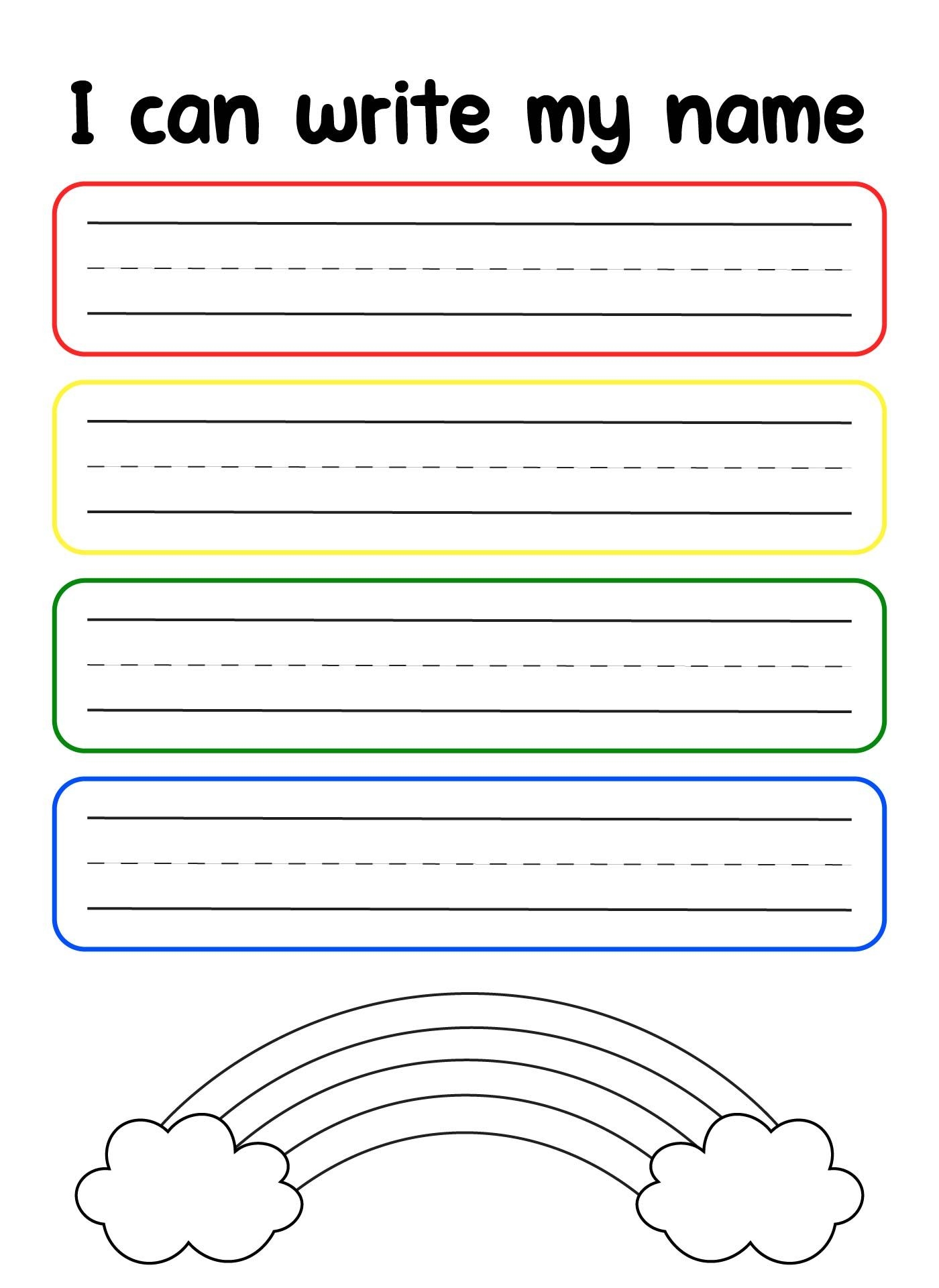 My Name Tracing Worksheets 10 Free PDF Printables Printablee