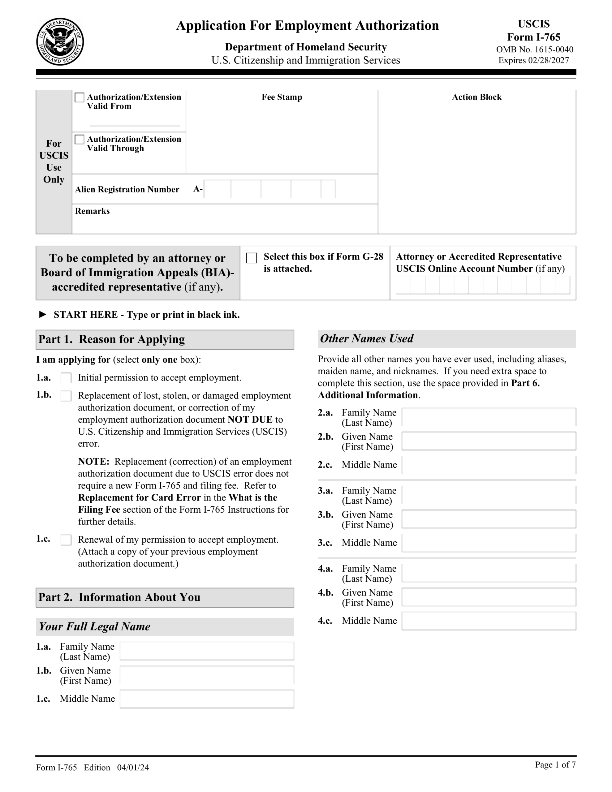 Form N 400 Fillable Form