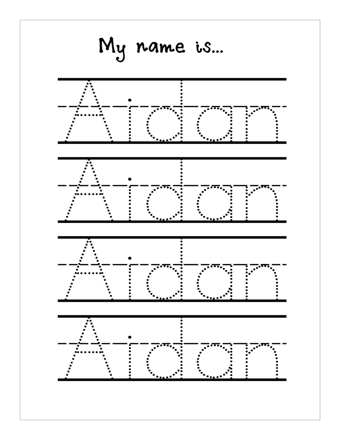 Name Practice Worksheets 16 EDITABLE Name Tracing And Writing 