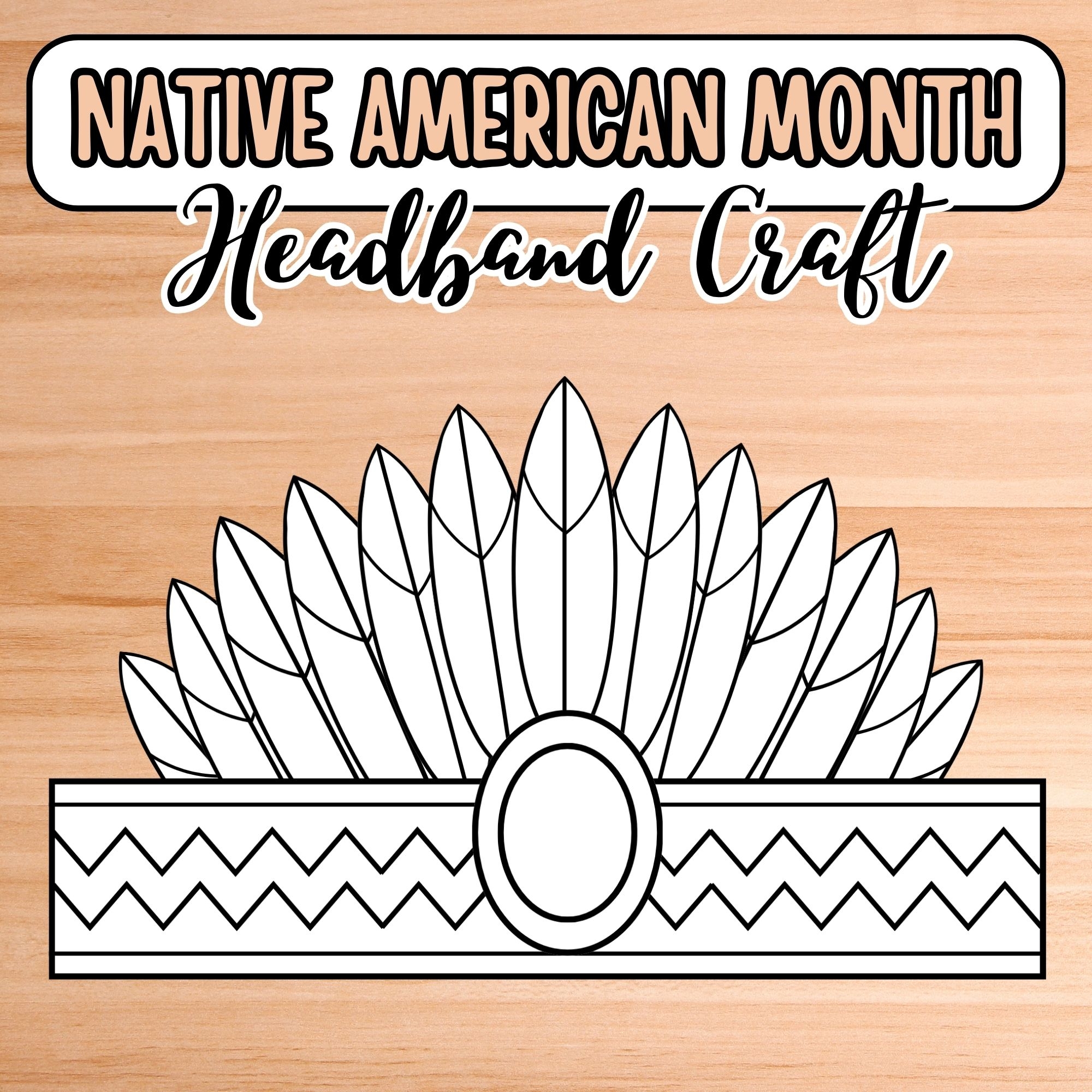 Free Printable Indian Headband Template